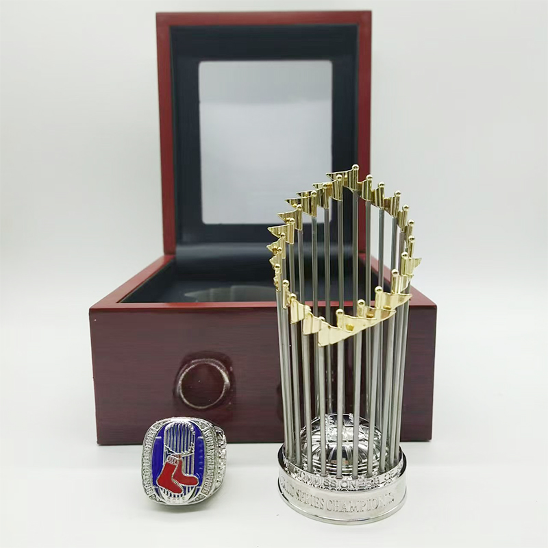 Baseball Championship Rings Set 2024 Champion Ring with Trophy and Display Box Sports Football Baske